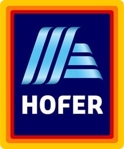 Squareme - Logo of Hofer/Aldi grocery chain